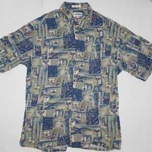 Vintage Martini Shirt Men’s Vintage 90s button up
Shirt